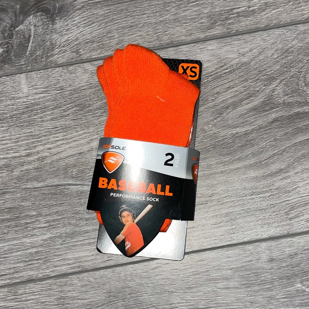 Youth Baseball Performance Socks (2 pair), XS